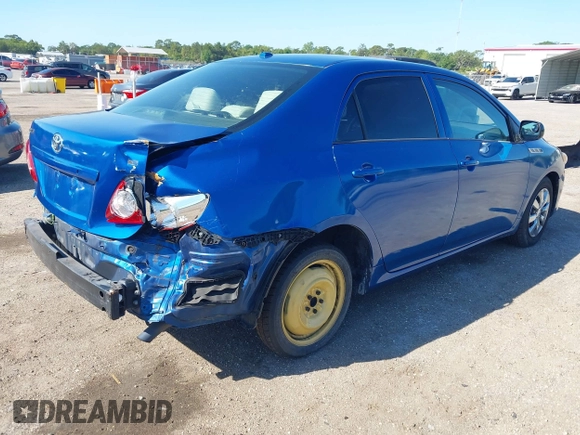 2009 Toyota Corolla with VIN JTDBL40E999021523, listed as a IAAI auction lot 42019856 with 194,011 mi miles. Bid and sale history available at carsss.com. Image 4.