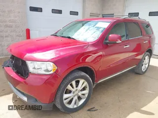 2013 Dodge Durango Crew with VIN 1C4RDHDG2DC658439, listed as a IAAI auction lot 42102406 with 178,251 mi miles. Bid and sale history available at carsss.com. Image 2.
