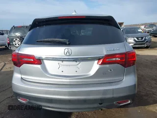 2016 Acura MDX with VIN 5FRYD3H25GB003842, listed as a IAAI auction lot 41337119 with 90,861 mi miles. Bid and sale history available at carsss.com. Image 16.