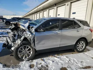 2021 Chevrolet Equinox LS with VIN 3GNAXHEV5MS178866, listed as a Copart auction lot 38143264 with 0 mi miles and Salvage Title. Bid and sale history available at carsss.com. Image 1.