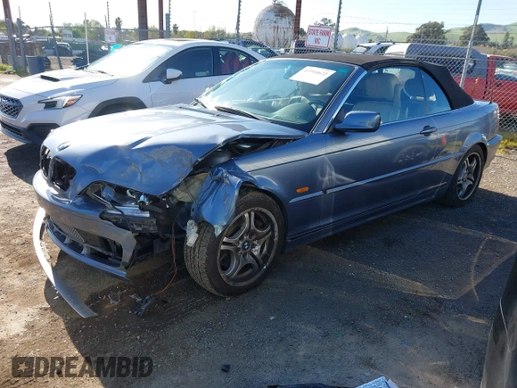 2001 BMW 3 Series 330Ci with VIN WBABS53421JU80078, listed as a IAAI auction lot 41910622 with 101,869 mi miles. Bid and sale history available at carsss.com. Image 18.