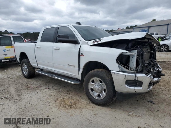 2021 Ram 2500 Big Horn with VIN 3C6UR5DL3MG509100, listed as a Copart auction lot 47609235 with 77,324 mi miles and Salvage Title. Bid and sale history available at carsss.com. Image 4.