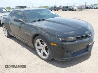 2014 Chevrolet Camaro LT z VIN 2G1FB1E36E9245503, wystawiony jako IAAI lot #42535632 z przebiegiem 162 128 mil mil oraz . Historia ofert i sprzedaży dostępna na DreamBid. Obrazek 1.