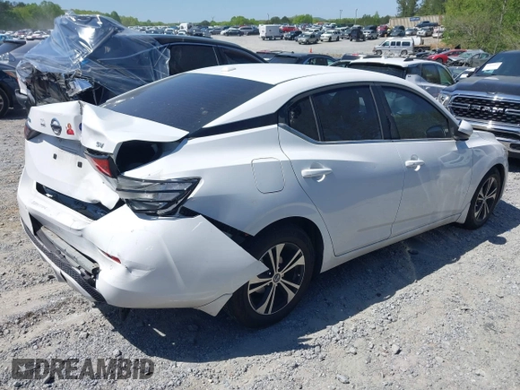 2022 Nissan Sentra SV z VIN 3N1AB8CV0NY248897, wystawiony jako IAAI lot #42027766 z przebiegiem 56 968 mil mil oraz . Historia ofert i sprzedaży dostępna na DreamBid. Obrazek 4.