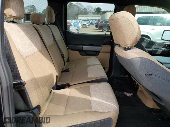 2021 Ford F-150 XL with VIN 1FTFW1E50MFA45896, listed as a Copart auction lot 46882735 with 57,041 mi miles and Salvage Title. Bid and sale history available at DreamBid. Image 10.