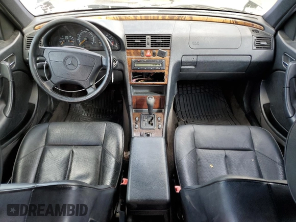 1998 Mercedes-Benz C 230/260/280/320 with VIN WDBHA23G2WA555649, listed as a Copart auction lot 46755375 with 179,263 mi miles and Salvage title. Bid and sale history available at DreamBid. Image 8.