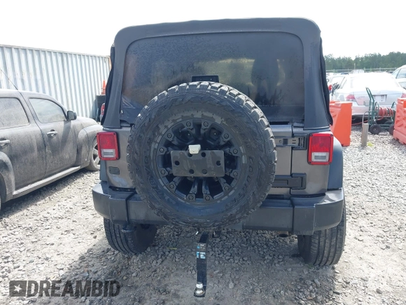 2017 Jeep Wrangler Unlimited Sport with VIN 1C4BJWDG6HL517779, listed as a IAAI auction lot 42134534 with 128,701 mi miles and . Bid and sale history available at DreamBid. Image 15.