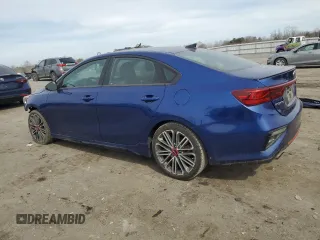 2021 Kia Forte GT with VIN 3KPF44AC0ME288758, listed as a Copart auction lot 49684655 with 77,742 mi miles and Salvage Title. Bid and sale history available at carsss.com. Image 2.