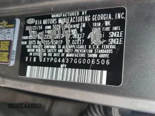 2016 Kia Sorento LX z VIN 5XYPG4A37GG006506, wystawiony jako Copart lot #59517245 z przebiegiem 127 151 mil mil oraz Szkoda całkowita • Salvage title. Historia ofert i sprzedaży dostępna na DreamBid. Obrazek 13.