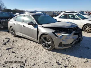 2024 Acura Integra Technology with VIN 19UDE4G76RA019108, listed as a Copart auction lot 47409955 with 39,050 mi miles and Salvage Title. Bid and sale history available at DreamBid. Image 4.