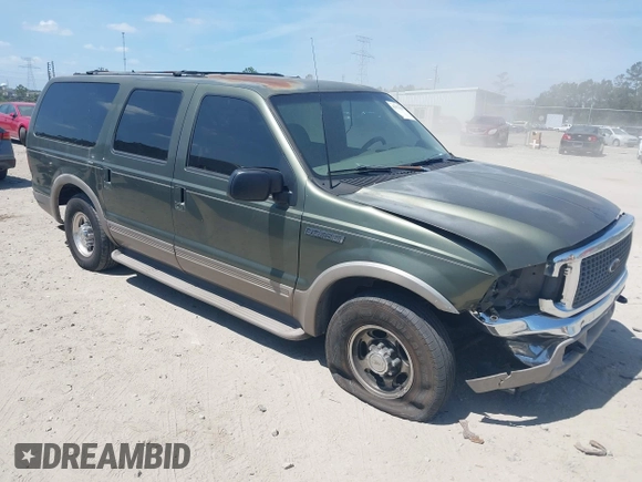 2001 Ford Excursion Limited z VIN 1FMNU42S71EA08659, wystawiony jako IAAI lot #42073155 z przebiegiem 393 805 mil mil oraz . Historia ofert i sprzedaży dostępna na DreamBid. Obrazek 1.