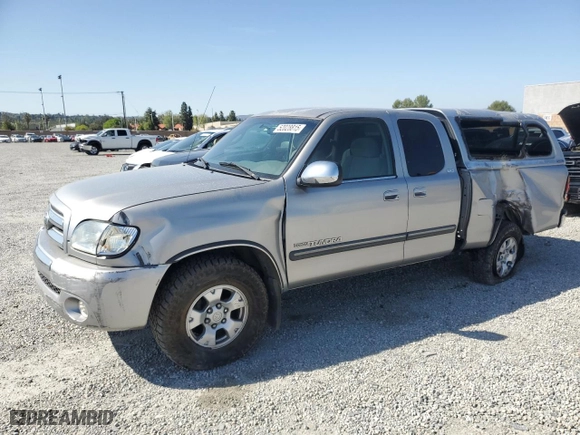 2003 Toyota Tundra SR5 with VIN 5TBRN341X3S347309, listed as a Copart auction lot 52028815 with 166,108 mi miles and Salvage Title. Bid and sale history available at carsss.com. Image 1.