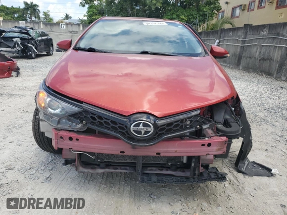 2016 Scion iM z VIN JTNKARJE2GJ516851, wystawiony jako Copart lot #54337155 z przebiegiem 173 615 mil mil oraz Szkody całkowita. Historia ofert i sprzedaży dostępna na DreamBid. Obrazek 5.