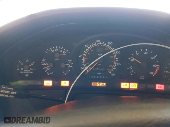 1994 Mercedes-Benz S with VIN WDBGA51E9RA172939, listed as a Copart auction lot 79572884 with 86,315 mi miles and Clean Title. Bid and sale history available at DreamBid. Image 9.