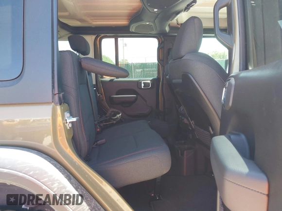 2025 Jeep Wrangler Rubicon with VIN 1C4PJXFN2SW527531, listed as a IAAI auction lot 42267227 with 8,022 mi miles and . Bid and sale history available at DreamBid. Image 8.