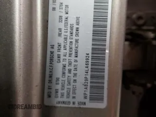 2004 Porsche Cayenne S z VIN WP1AB29P14LA69924, wystawiony jako Copart lot #41891875 z przebiegiem Nie podano mil oraz Nie do naprawy • Non repairable. Historia ofert i sprzedaży dostępna na DreamBid. Obrazek 14.