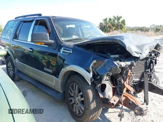 2007 Ford Expedition Eddie Bauer z VIN 1FMFU17597LA34626, wystawiony jako IAAI lot #41520477 z przebiegiem Nie podano mil oraz . Historia ofert i sprzedaży dostępna na DreamBid. Obrazek 1.
