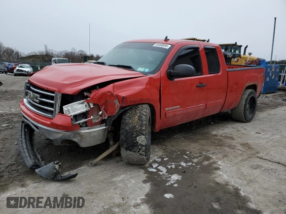2013 GMC Sierra 1500 SLE z VIN 1GTR2VE74DZ247964, wystawiony jako Copart lot #45468895 z przebiegiem 139 226 mil mil oraz Szkoda całkowita • Salvage title. Historia ofert i sprzedaży dostępna na DreamBid. Obrazek 1.