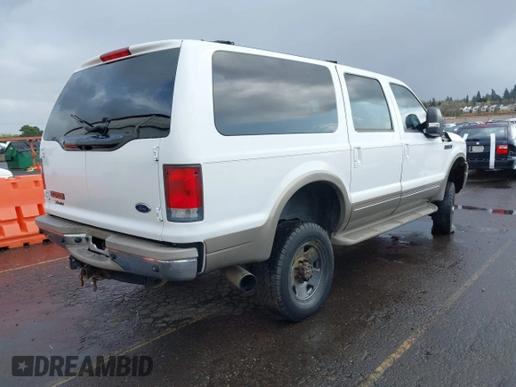 2001 Ford Excursion Limited with VIN 1FMSU43F31EC37134, listed as a IAAI auction lot 41903739 with 152,052 mi miles and . Bid and sale history available at DreamBid. Image 4.
