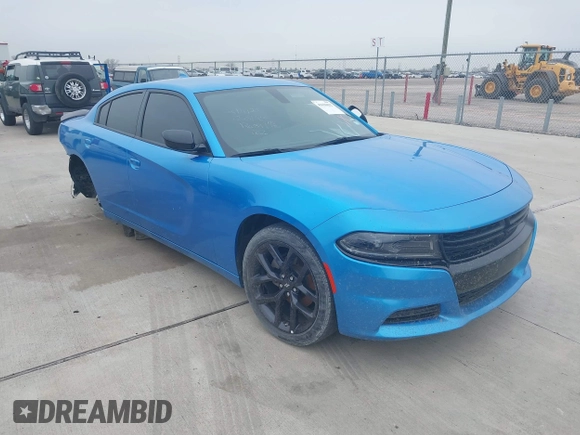 2023 Dodge Charger SXT with VIN 2C3CDXBG3PH631856, listed as a IAAI auction lot 41626032 with 23,447 mi miles. Bid and sale history available at carsss.com. Image 1.