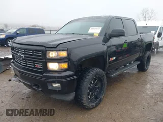 2015 Chevrolet Silverado 1500 LTZ with VIN 3GCUKSEC1FG400888, listed as a IAAI auction lot 41449692 with 93,958 mi miles. Bid and sale history available at carsss.com. Image 2.