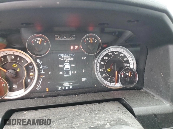2023 Ram 1500 Express с VIN 1C6RR7KTXPS590064, выставлен на аукционе Copart как лот 52721125 с пробегом 43 002 миль миль и Списание • Salvage title. История ставок и продаж доступна на DreamBid. Изображение 9.