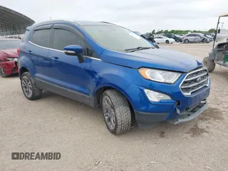 2020 Ford EcoSport Titanium z VIN MAJ6S3KL5LC313843, wystawiony jako IAAI lot #42029332 z przebiegiem 61 412 mil mil oraz . Historia ofert i sprzedaży dostępna na DreamBid. Obrazek 1.