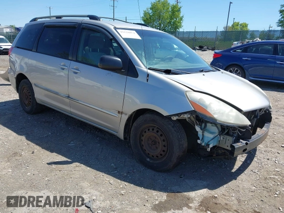 2007 Toyota Sienna CE with VIN 5TDZK23C97S006616, listed as a IAAI auction lot 42128854 with 234,985 mi miles and . Bid and sale history available at DreamBid. Image 1.