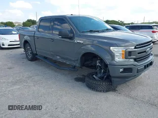 2018 Ford F-150 XL with VIN 1FTEW1CPXJFE07695, listed as a IAAI auction lot 41811383 with 71,240 mi miles. Bid and sale history available at carsss.com. Image 1.