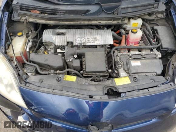 2013 Toyota Prius One z VIN JTDKN3DU6D1647995, wystawiony jako Copart lot #56371735 z przebiegiem 130 154 mil mil oraz Szkoda całkowita • Salvage title. Historia ofert i sprzedaży dostępna na DreamBid. Obrazek 11.