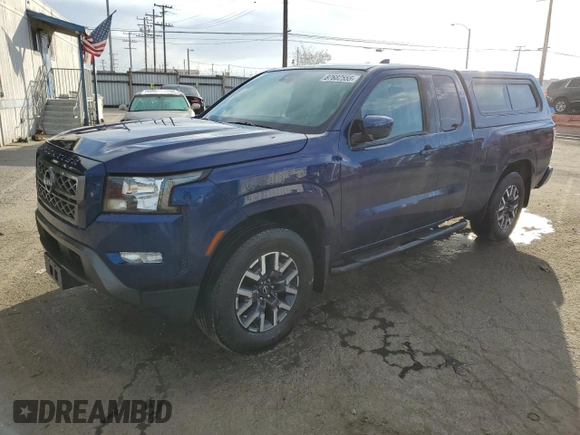 2022 Nissan Frontier SV z VIN 1N6ED1CL9NN638356, wystawiony jako Copart lot #87682555 z przebiegiem 38 852 mil mil oraz Szkoda całkowita • Salvage title. Historia ofert i sprzedaży dostępna na DreamBid. Obrazek 1.