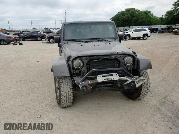 2016 Jeep Wrangler Unlimited Sahara with VIN 1C4BJWEGXGL264740, listed as a Copart auction lot 57225115 with 183,647 mi miles and Salvage title. Bid and sale history available at DreamBid. Image 14.