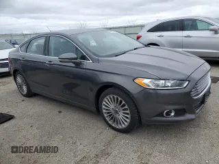 2016 Ford Fusion Titanium with VIN 3FA6P0K96GR391608, listed as a Copart auction lot 54974645 with 102,270 mi miles and Non Repairable. Bid and sale history available at DreamBid. Image 4.