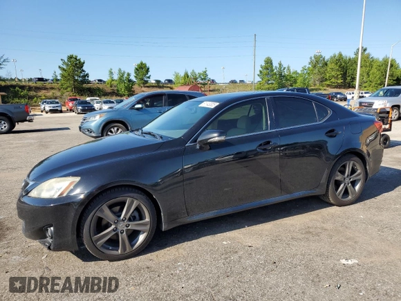 2012 Lexus IS 250 with VIN JTHBF5C2XC5180644, listed as a Copart auction lot 61143305 with 144,848 mi miles and Salvage title. Bid and sale history available at DreamBid. Image 1.