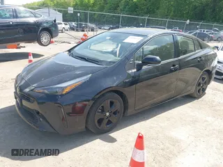 2022 Toyota Prius L Eco with VIN JTDKAMFU0N3175619, listed as a IAAI auction lot 42098135 with 72,984 mi miles and . Bid and sale history available at DreamBid. Image 2.