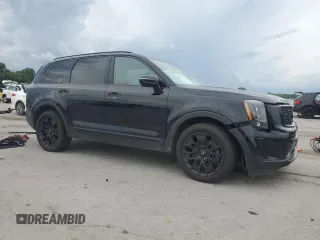 2022 Kia Telluride SX with VIN 5XYP5DHC0NG195265, listed as a Copart auction lot 59853915 with 80,175 mi miles and Salvage title. Bid and sale history available at DreamBid. Image 4.