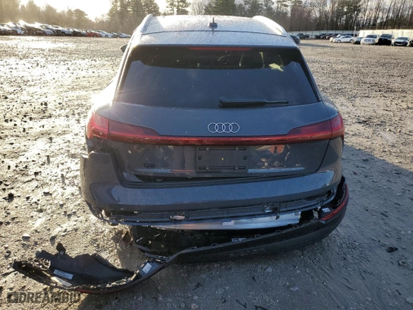 2024 Audi Q8 e-tron Premium with VIN WA14AAGE7RB013474, listed as a Copart auction lot 82056294 with 13,714 mi miles and Salvage Title. Bid and sale history available at carsss.com. Image 6.