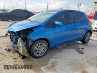 2015 Toyota Yaris L with VIN VNKJTUD31FA019853, listed as a Copart auction lot 51001405 with 130,004 mi miles and Salvage Title. Bid and sale history available at carsss.com. Image 1.