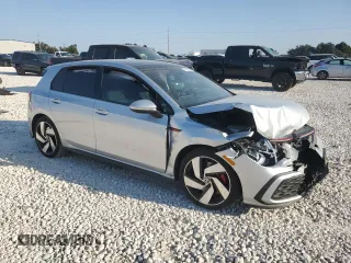 2023 Volkswagen Golf GTI SE with VIN WVWRA7CD3PW210854, listed as a Copart auction lot 75365884 with Not Provided miles and Salvage Title. Bid and sale history available at carsss.com. Image 4.