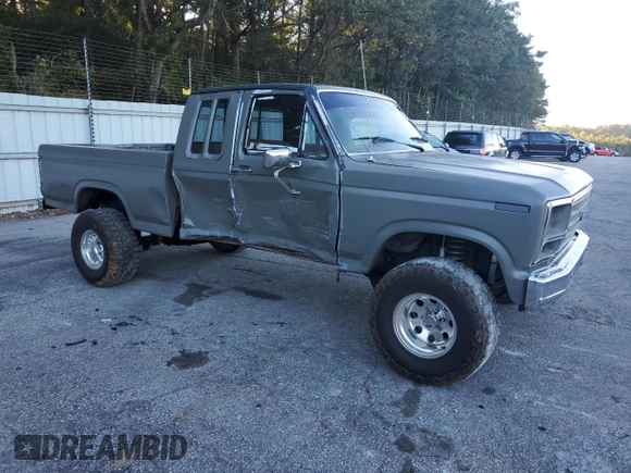 1986 Ford F-150 with VIN 1FTEX15N6GKA13863, listed as a Copart auction lot 76065584 with 203,343 mi miles and Salvage Title. Bid and sale history available at carsss.com. Image 4.