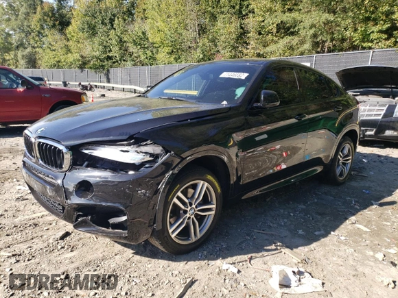 2018 BMW X6 xDrive35i with VIN 5UXKU2C58J0X49788, listed as a Copart auction lot 71446693 with 35,649 mi miles. Bid and sale history available at carsss.com. Image 1.