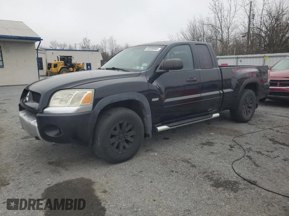 2006 Mitsubishi Raider Duro Cross with VIN 1Z7HT32NX6S529395, listed as a Copart auction lot 50308885 with 171,697 mi miles and Salvage Title. Bid and sale history available at carsss.com. Image 1.