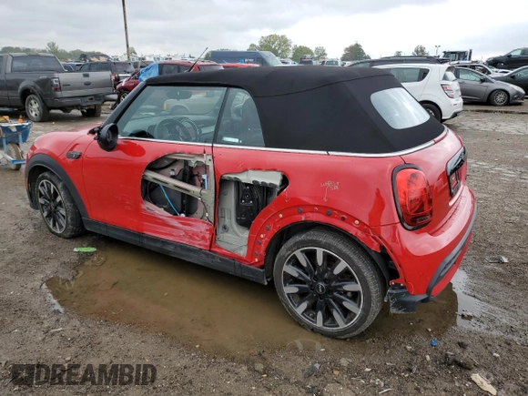 2023 MINI Convertible Cooper S с VIN WMW43DL07P3P47046, выставлен на аукционе Copart как лот 71647614 с пробегом 10 498 миль миль и Списание • Salvage title. История ставок и продаж доступна на DreamBid. Изображение 2.