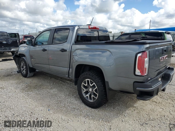 2021 GMC Canyon 4WD AT4 w/Cloth with VIN 1GTG6FEN9M1186142, listed as a Copart auction lot 80284954 with 29,663 mi miles and Non Repairable. Bid and sale history available at carsss.com. Image 2.