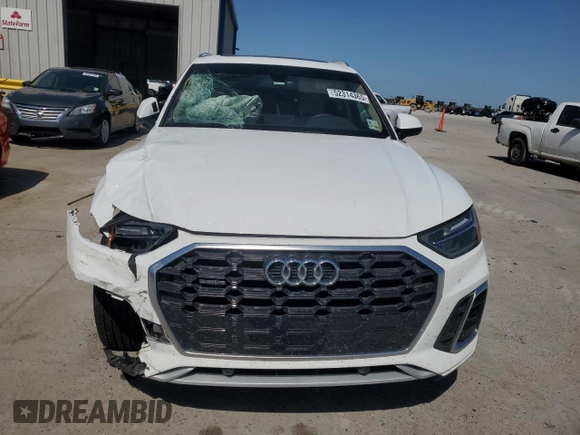 2022 Audi Q5 S line Premium z VIN WA1GAAFY4N2062294, wystawiony jako Copart lot #52314365 z przebiegiem 40 920 mil mil oraz Szkoda całkowita • Salvage title. Historia ofert i sprzedaży dostępna na DreamBid. Obrazek 5.