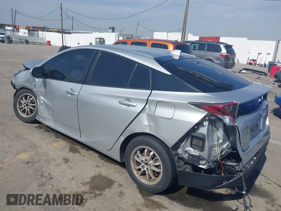 2018 Toyota Prius Two with VIN JTDKARFU2J3554502, listed as a IAAI auction lot 41592780 with 119,210 mi miles. Bid and sale history available at carsss.com. Image 3.