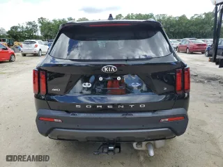 2021 Kia Sorento S with VIN 5XYRLDLC8MG045523, listed as a Copart auction lot 52630425 with 39,782 mi miles and Salvage Title. Bid and sale history available at carsss.com. Image 6.