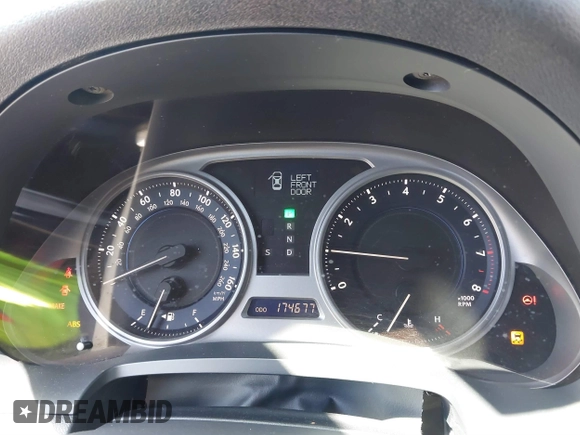 2009 Lexus IS 250 with VIN JTHBK262795103065, listed as a IAAI auction lot 41865923 with 174,677 mi miles and . Bid and sale history available at DreamBid. Image 7.