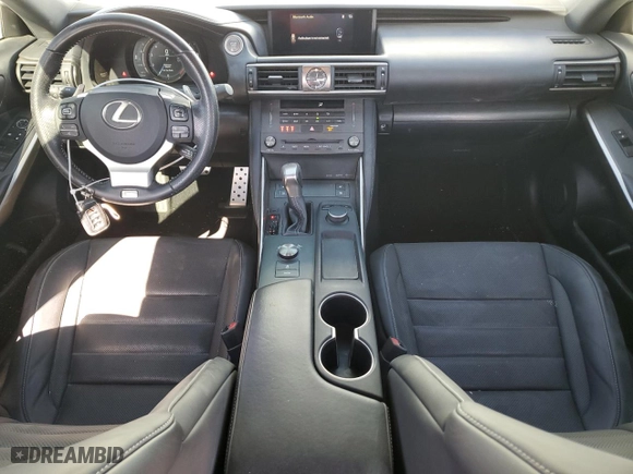2020 Lexus IS with VIN JTHGZ1B28L5037117, listed as a Copart auction lot 44354515 with 46,785 mi miles and Salvage Title. Bid and sale history available at carsss.com. Image 8.