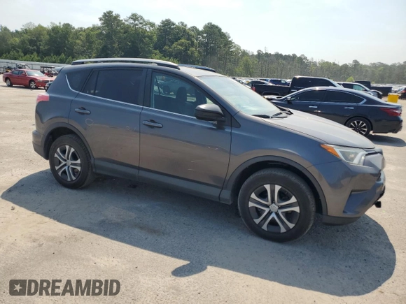 2017 Toyota RAV4 LE with VIN 2T3BFREV0HW656450, listed as a Copart auction lot 61495335 with 45,723 mi miles and Salvage title. Bid and sale history available at DreamBid. Image 4.